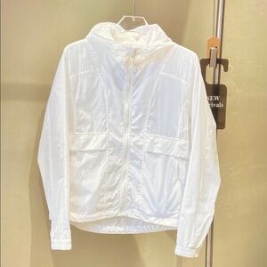 lululemon Hood Lite athletica White Lightweight Hooded Jacket S